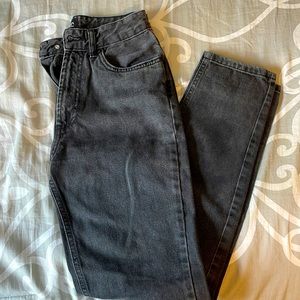 Black mom high rise jeans